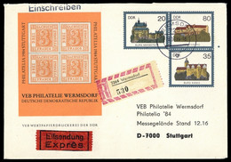 1984, DDR, U 1, FDC - Autres & Non Classés