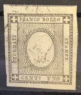 ITALY / ITALIA 1861 - Canceled - Sc# P1 - Newspaper Stamp 1c - Used