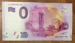 2016 BILLET 0 EURO SOUVENIR DPT 17 LA ROCHELLE ZERO EURO SCHEIN BANKNOTE PAPER MONEY BANK - Essais Privés / Non-officiels