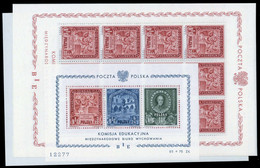 1946, Polen, Bl.9 + 445-47 KB, ** - Other & Unclassified