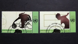 UNO-Wien 754/5 TAB Oo/ESST,  Paralympische Sommerspiele, London - Used Stamps