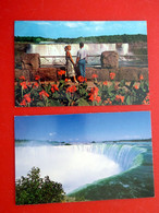 2 X Niagara Falls - Niagarafälle - Historical Postcards - Honey Moon Couple - Calgary