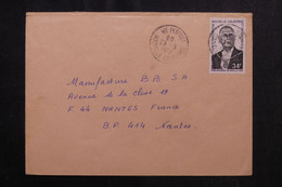 NOUVELLE CALÉDONIE - Enveloppe De We Pour Nantes En 1972, Affranchissement Général De Gaulle - L 72669 - Briefe U. Dokumente