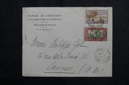 NOUVELLE CALÉDONIE - Enveloppe Commerciale De Nouméa Pour Cannes En 1939 - L 72683 - Covers & Documents