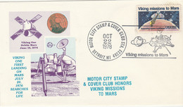 N°694 N -lettre (cover) -Viking One First Landing On Mars - - Amérique Du Nord