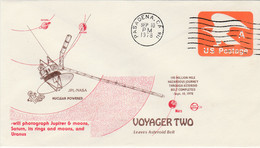 N°699 N -lettre Entier Postal (cover) -Voyager Two - America Del Nord