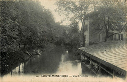 Ste Menehould * Quai L'herbette * Lavoir Laveuses * Pêche à La Ligne - Sainte-Menehould