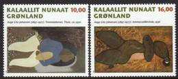 Greenland, 1997, Paintings, Art, MNH, Michel 310-311 - Sonstige & Ohne Zuordnung