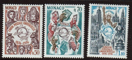 MONACO - Centenaire De L'U.P.U. - Y&T N° 953-955 - 1967 - Neufs