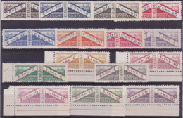 San Marino Pacchi Postali 480 ** 1928 - Pacchi Postali Non Dentellati Al Centro N. 1/15. Cat. € 250,00. SPL - Parcel Post Stamps