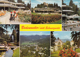 91009- BADENWEILER- SPA TOWN, RESTAURANT, CASTLE, GARDEN, TOWN PANORAMA - Badenweiler