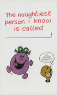 Postcard - Little Miss - The Naughtiest Person I Know Is? - My Very Own Little Miss Book 1983 - New - Livres & Catalogues