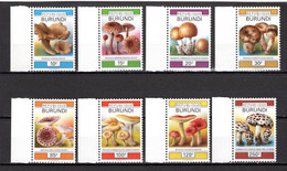 BURUNDI  N° 972 à 979   NEUFS SANS  CHARNIERE COTE 20.00€    CHAMPIGNON - Unused Stamps