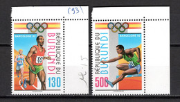 BURUNDI  N° 980 + 981   NEUFS SANS  CHARNIERE COTE 15.00€    JEUX OLYMPIQUE BARCELONE - Unused Stamps