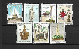 Portugal (África) 1967 - Cinquentenário Das Aparições De Nossa Senhora De Fátima - Serie Completa - Africa Portoghese