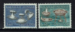 Greenland, 1986, Crafts, Artefacts, MNH, Michel 165-166 - Sonstige & Ohne Zuordnung