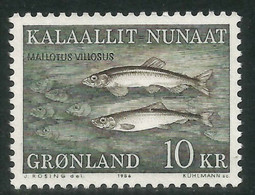 Greenland, 1986, Fish, Animals, MNH, Michel 168 - Sonstige & Ohne Zuordnung