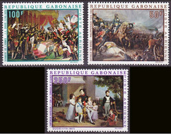 GABON 1969 - GABONAISE - BICENTENARIO DE NAPOLEON - YVERT PA Nº 85/87 - Napoleon