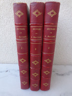 Oeuvres Complètes De Jean Racine En 3 Vol; édition Firmin Didot 1878 En Très Bon état - Auteurs Français