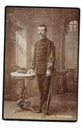 PORTRAIT CAPITAINE 100 E REGIMENT - CDV PHOTO NARBONNE PAR LUDOVIC 16*10.5 CM - Guerra, Militares