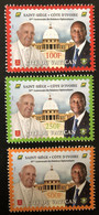 Côte D'Ivoire Ivory Coast 2020 Mi. ? Joint Issue Emission Commune Vatican 50 Ans / Years Relations Pape Pope President - Papas