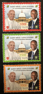Côte D'Ivoire Ivory Coast 2020 Mi. ? Joint Issue Emission Commune Vatican 50 Ans / Years Relations Pape Pope President - Gezamelijke Uitgaven