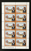 Côte D'Ivoire Ivory Coast 2020 Mini-sheet 500F Joint Issue Emission Commune Vatican 50 Ans Relations Pape Pope President - Päpste