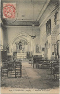 VENISSIEUX - RHONE - INTERIEUR DE L'EGLISE - ANNEE 1912 - Vénissieux