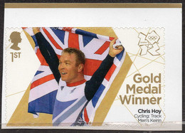 GREAT BRITAIN 2012 Olympic Games Gold Medal Winners: Chris Hoy - Unused Stamps