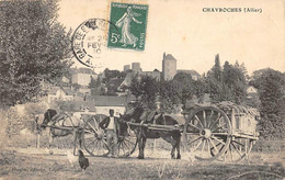 Chavroches         03       Attelages De Chevaux Et Village            (voir Scan) - Otros & Sin Clasificación