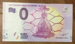 2017 BILLET 0 EURO SOUVENIR ALLEMAGNE DEUTSCHLAND LUISENHÜTTE BALVE-WOCKLUM ZERO 0 EURO SCHEIN BANKNOTE PAPER MONEY - [17] Falsi & Campioni