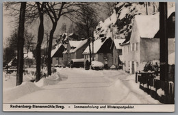 Rechenberg Bienenmühle - S/w Ortsansicht 2 - Rechenberg-Bienenmühle