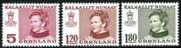 Greenland, 1978, Queen Margarethe, MNH, Michel 106-108 - Sin Clasificación