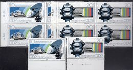 Medien-Technik 1980 DDR 2490/2+VB ** 3€ Funkverkehr Der Post UKW-Funk Fernsehen Hoja Bloc Technic Sheets Bf Germany - Unused Stamps