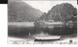 32. Environs De Saint Etienne. Rochetaillée, Le Barrage. à Melle Laurence Couderc ( Coudere ?) à Paris.1904. - Rochetaillee