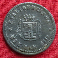 Germany Neu-Ulm 5 Pfennig 1917 Bavaria Alemania Allemagne Alemanha Zinc Notgeld 189 - Sonstige & Ohne Zuordnung