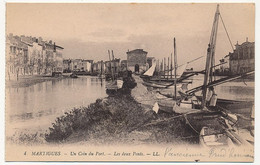 CPA - MARTIGUES (B Du R) - Un Coin Du Port - Les Deux Ponts (au Crayon "L'ancienne Prud'hommie") - Martigues