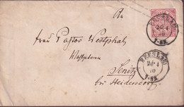 POLAND 1870 Stationery Breslau To Senitz - Altri & Non Classificati
