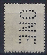 PERFIN / PERFO HOUYOUX Nr. 193 TYPO Voorafgestempeld Nr. 104A BRUXELLES 1924 BRUSSEL Geperforeerd ; ZELDZAAM ! - Typo Precancels 1922-31 (Houyoux)