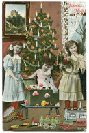 CPA - Carte Postale - Belgique - Joyeux Noël - 3 Jeunes Et Filles Et Sapin - 1909 (MM14176) - Ohne Zuordnung