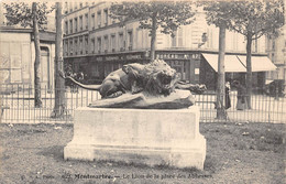 PARIS-75018-MONTMARTRE-LE LION DE LA PLACE DES ABBESSES - Arrondissement: 18