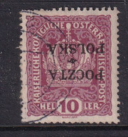 POLAND 1919 Krakow Fi 33no Mint Hinged Forgery - Unused Stamps