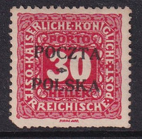 POLAND 1919 Krakow Fi D7 Mint Hinged Forgery - Unused Stamps