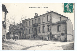 Cpa - Dpt - Gard - Blauzac   - La Mairie - Animation - ( Selection  )   Rare  1910  Etat - Unclassified