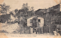 PARIS-75018-VIEUX-MONTMARTRE , VUE DANS LE MAQUIS - Arrondissement: 18