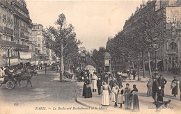 PARIS-75018-LE BOULEVARD ROCHECOUART ET LE METRO - Arrondissement: 18