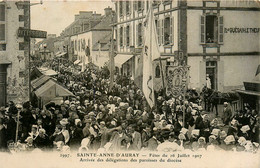 Ste Anne D'auray * Fêtes Du 26 Juillet 1907 * Arrivée Des Délégations Des Paroisses Du Diocèse * Fête Religieuse - Sainte Anne D'Auray