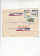 CUBA  1968 -  Lettera Raccomandata Per Espagna - Fauna - Cartas & Documentos