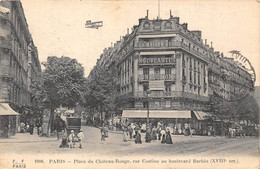 PARIS-75018-PLACE DU CHÂTEAU ROUGE, RUE CUSTINE AU BOULEVARD BARBES - Arrondissement: 18