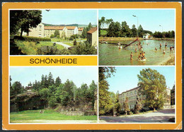 E2330 - Schönheide Neubaugebiet Polytichnische Oberschule Freibad - Bild Und Heimat Reichenbach - Schoenheide